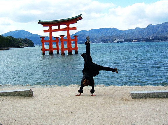 Deb in Japan
