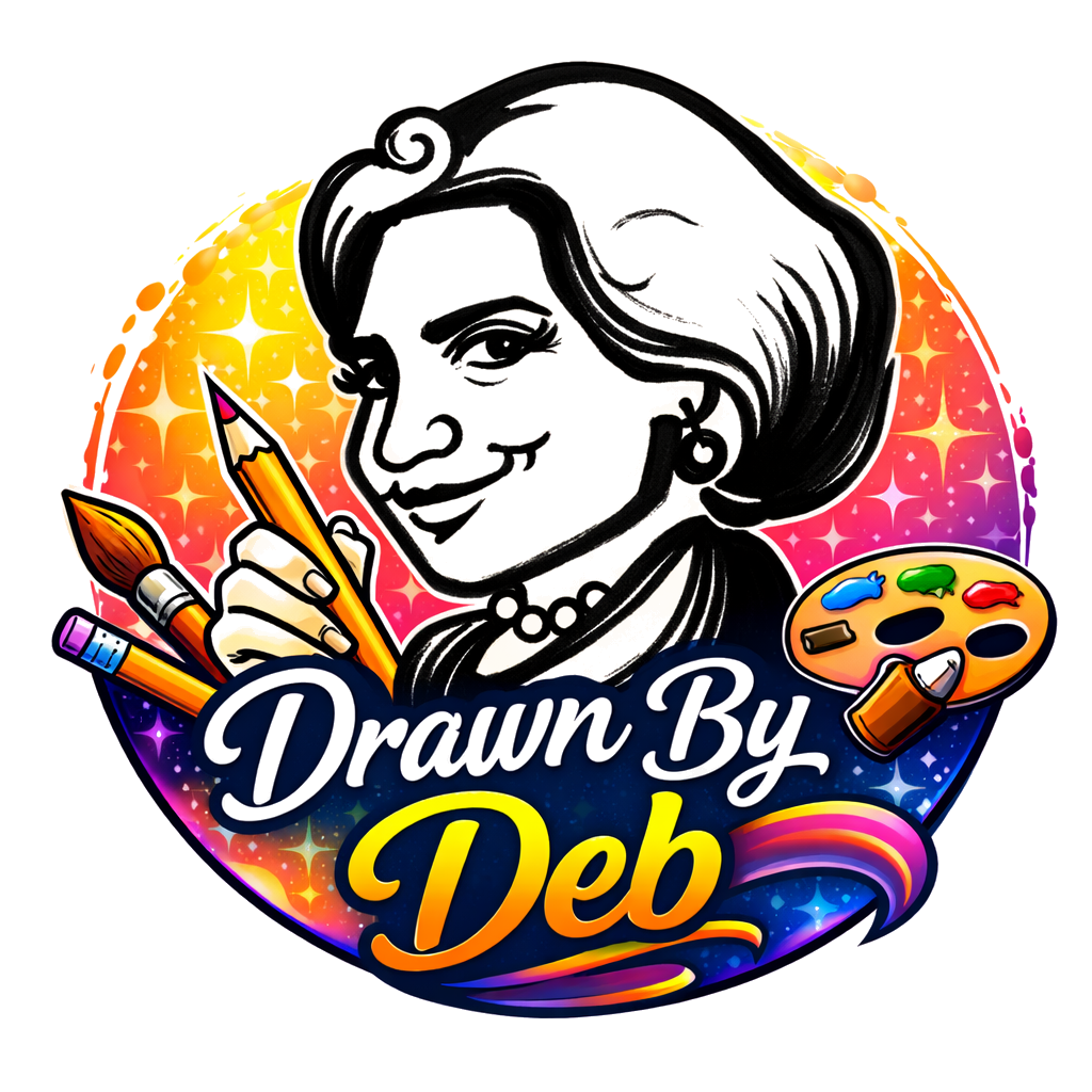 Drawn By Deb sketch logo