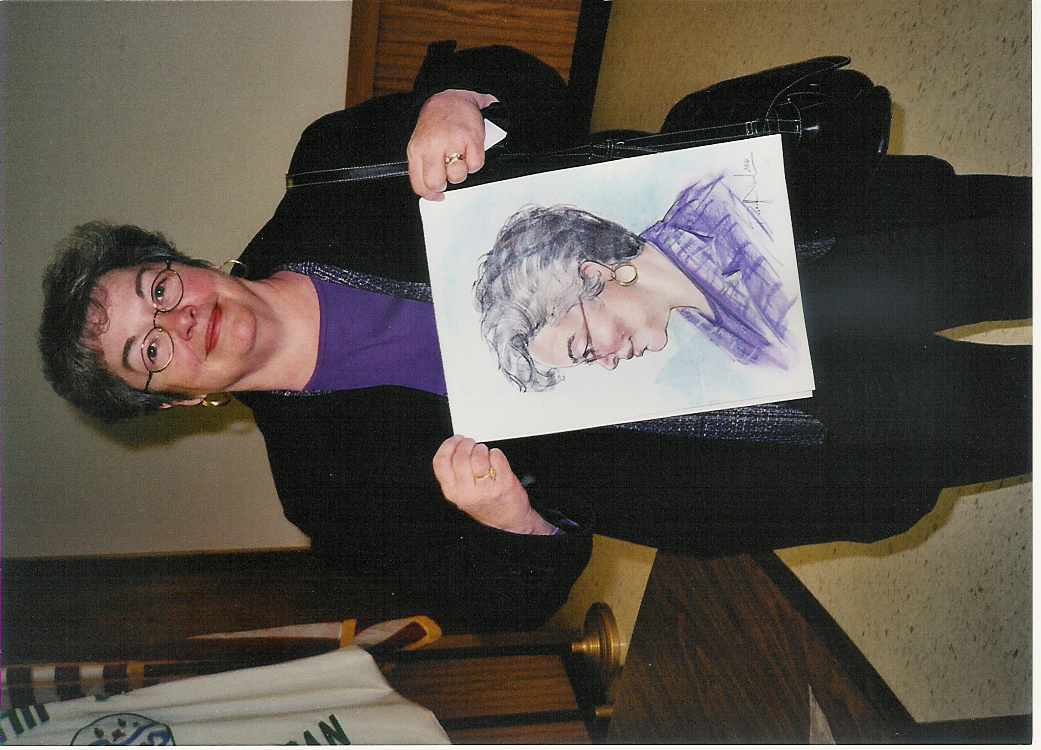 Pastel portrait artwork by Deb